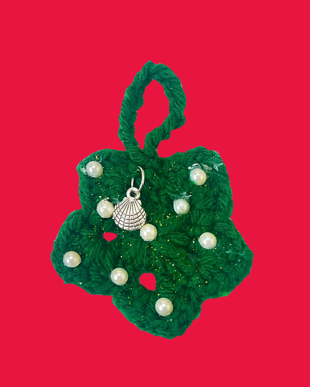Christmas Star Handmade Crochet Ornament