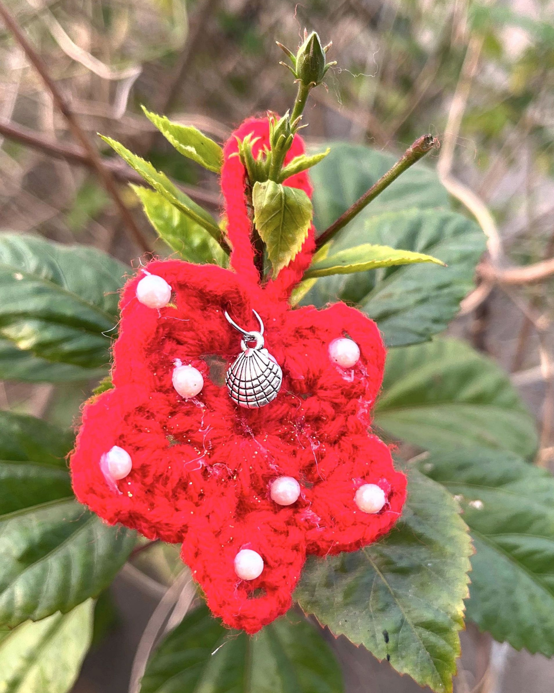 Christmas Star Handmade Crochet Ornament