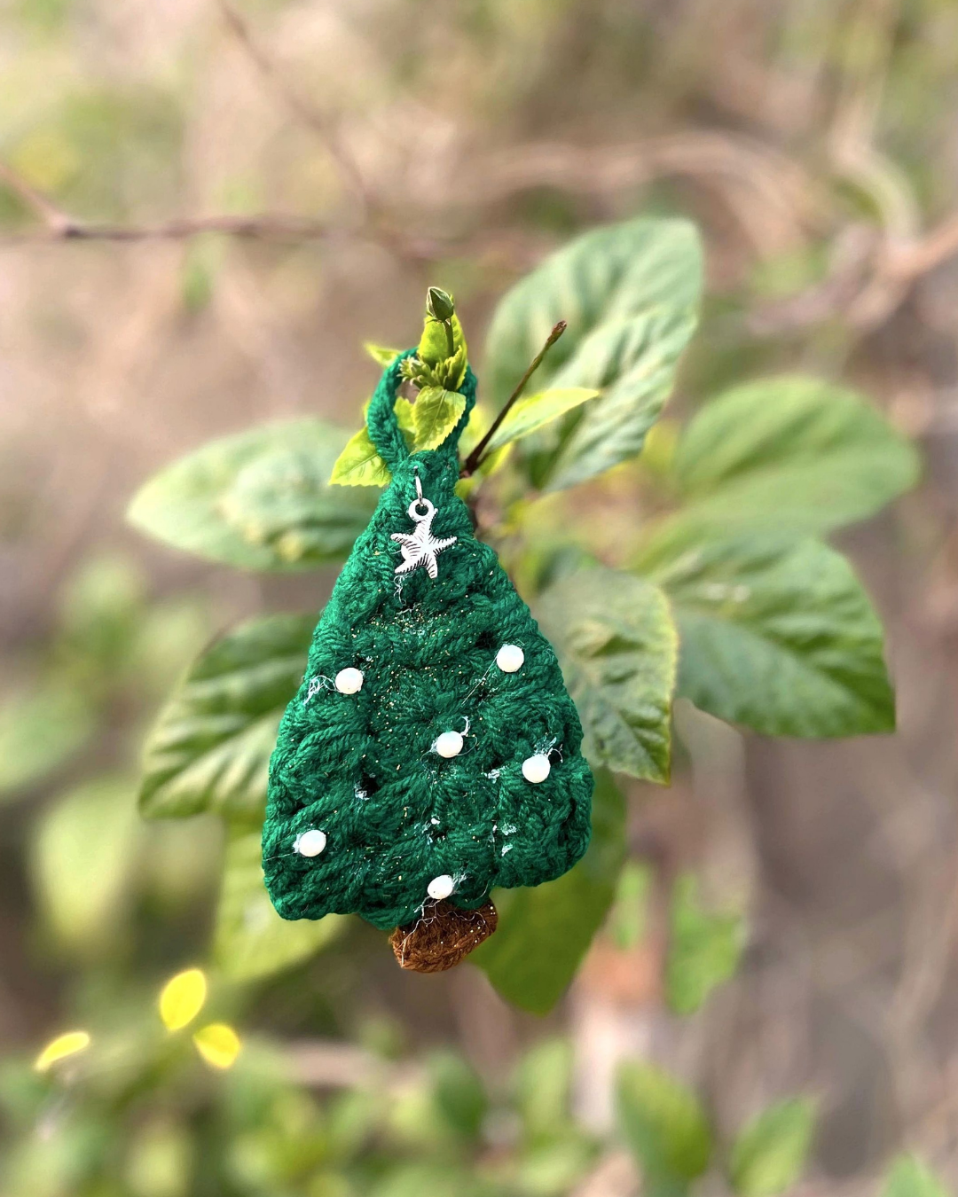 Christmas Tree Handmade Crochet Ornament