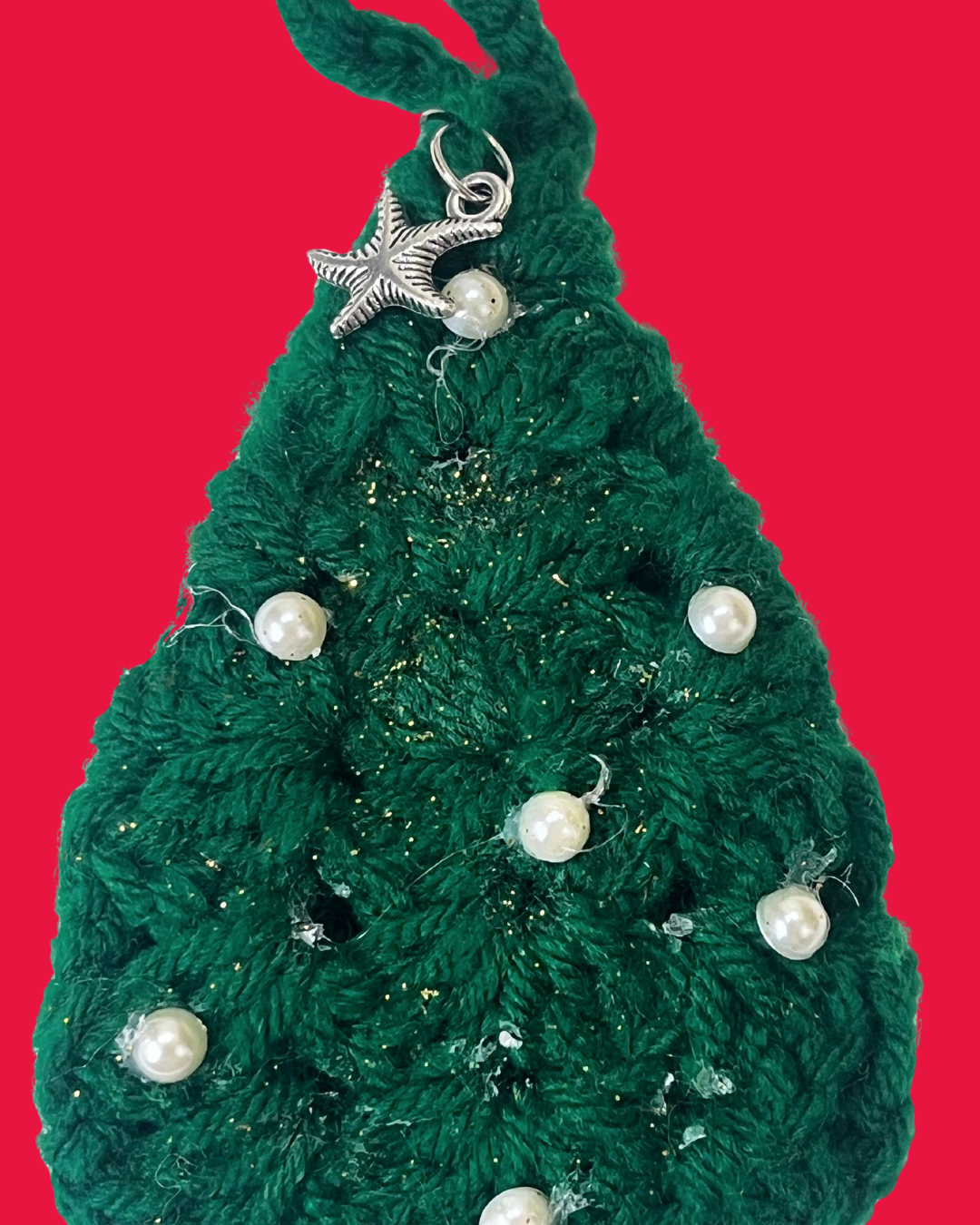 Christmas Tree Handmade Crochet Ornament