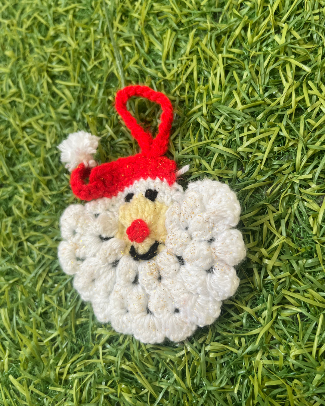 Santa Claus Handmade Crochet Ornament