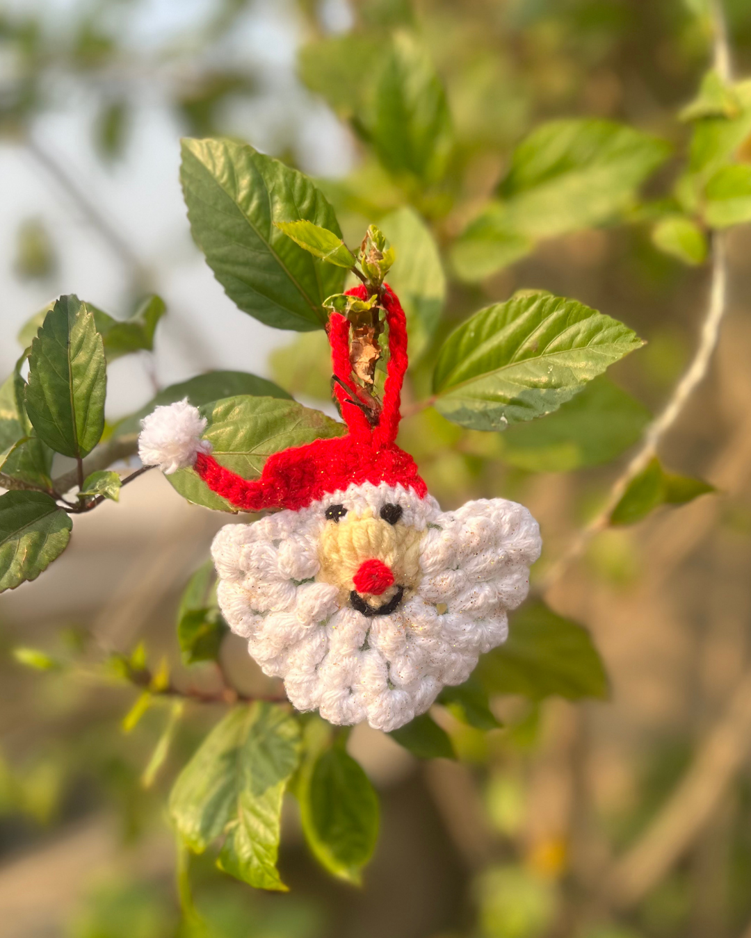 Santa Claus Handmade Crochet Ornament