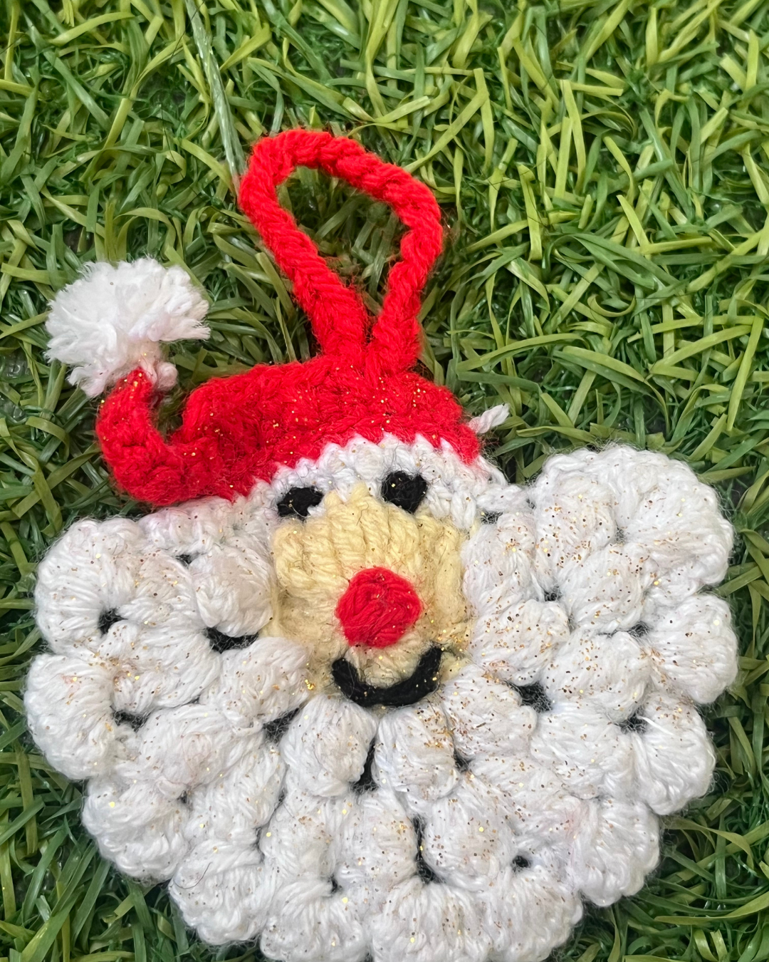 Santa Claus Handmade Crochet Ornament