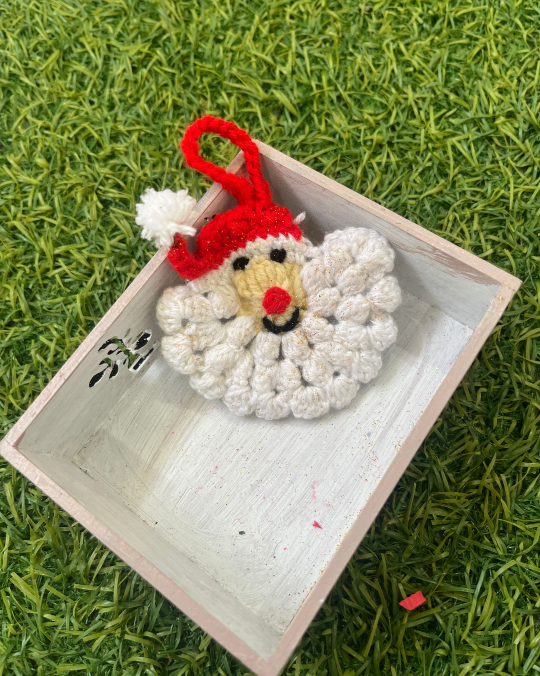 Santa Claus Handmade Crochet Ornament