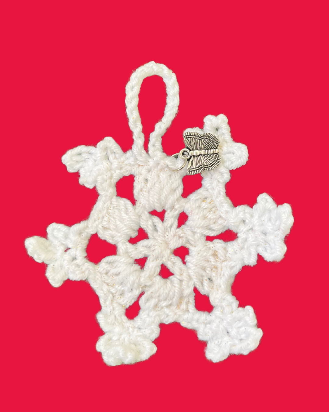 Snowflake Handmade Crochet Ornament