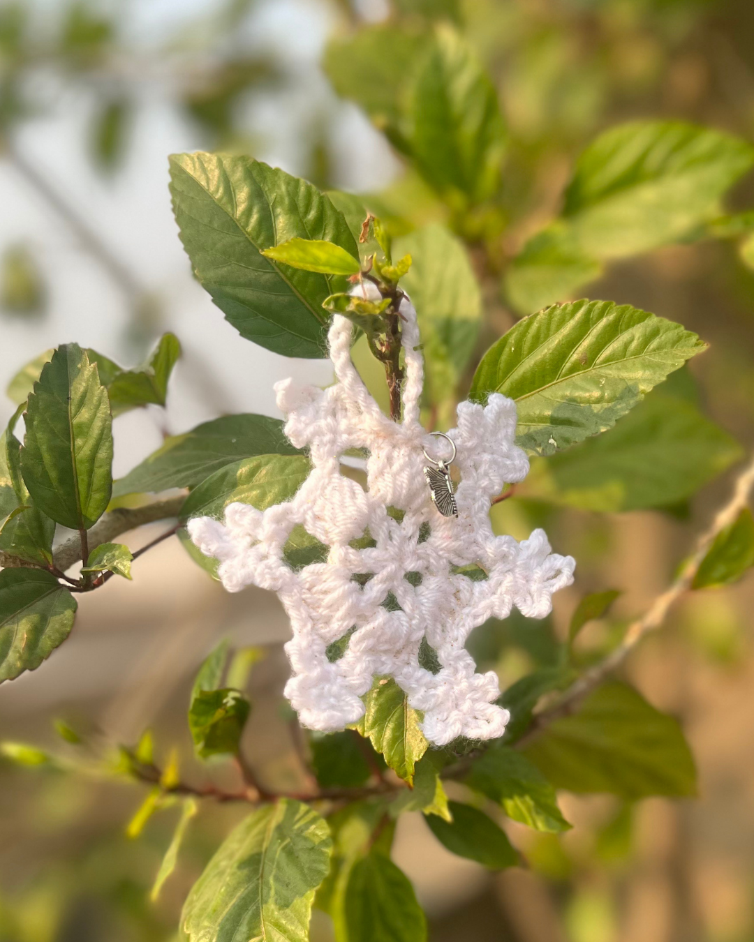 Snowflake Handmade Crochet Ornament