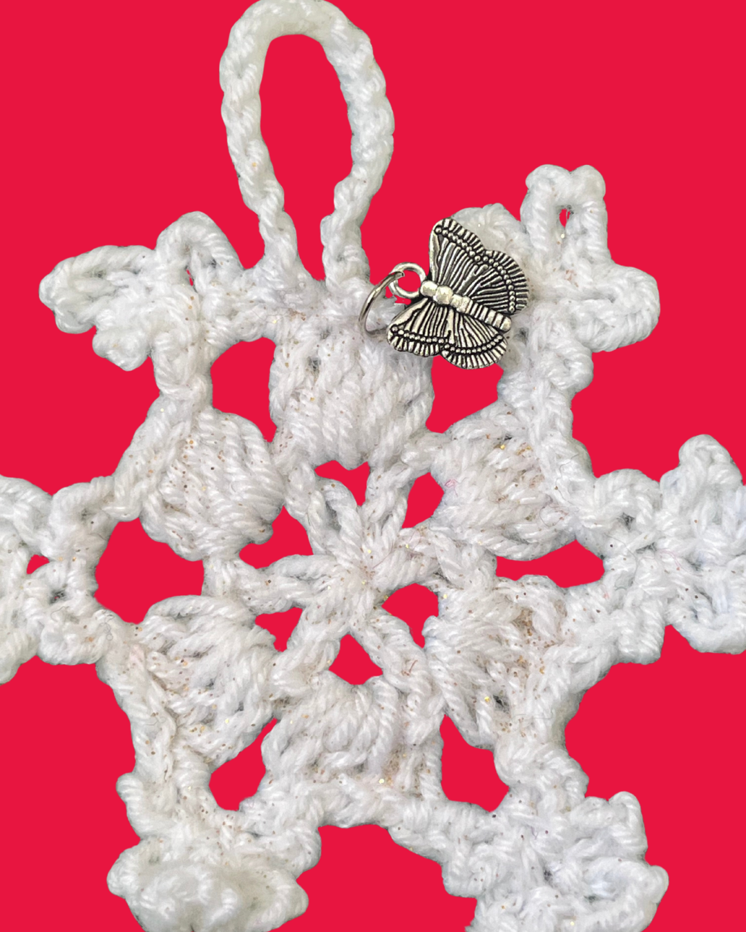 Snowflake Handmade Crochet Ornament