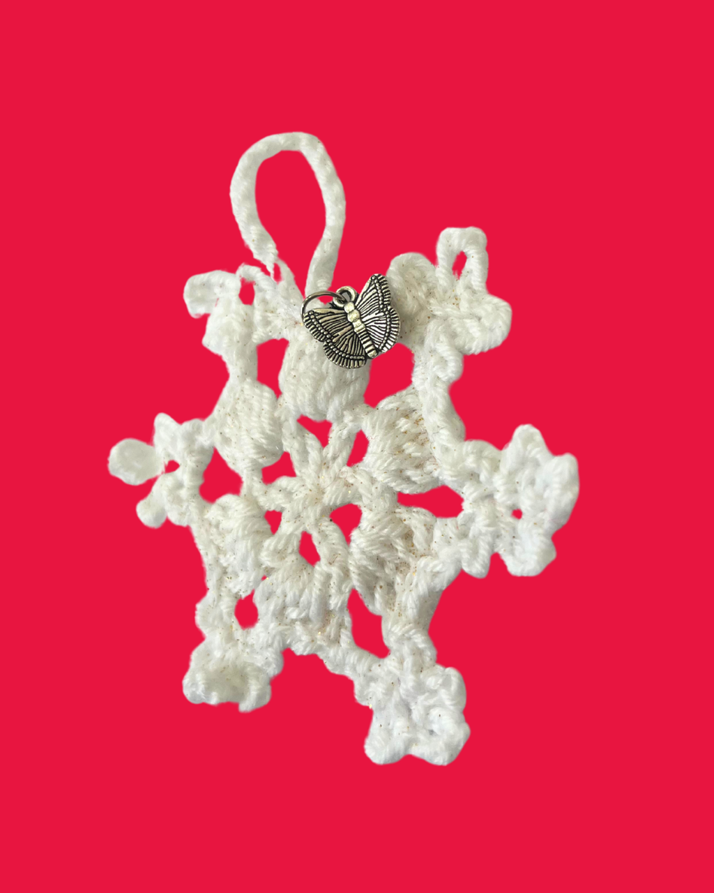 Snowflake Handmade Crochet Ornament