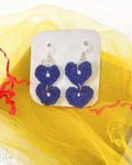 Heart Handmade Crochet Earrings