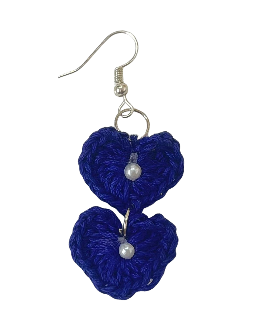 Heart Handmade Crochet Earrings