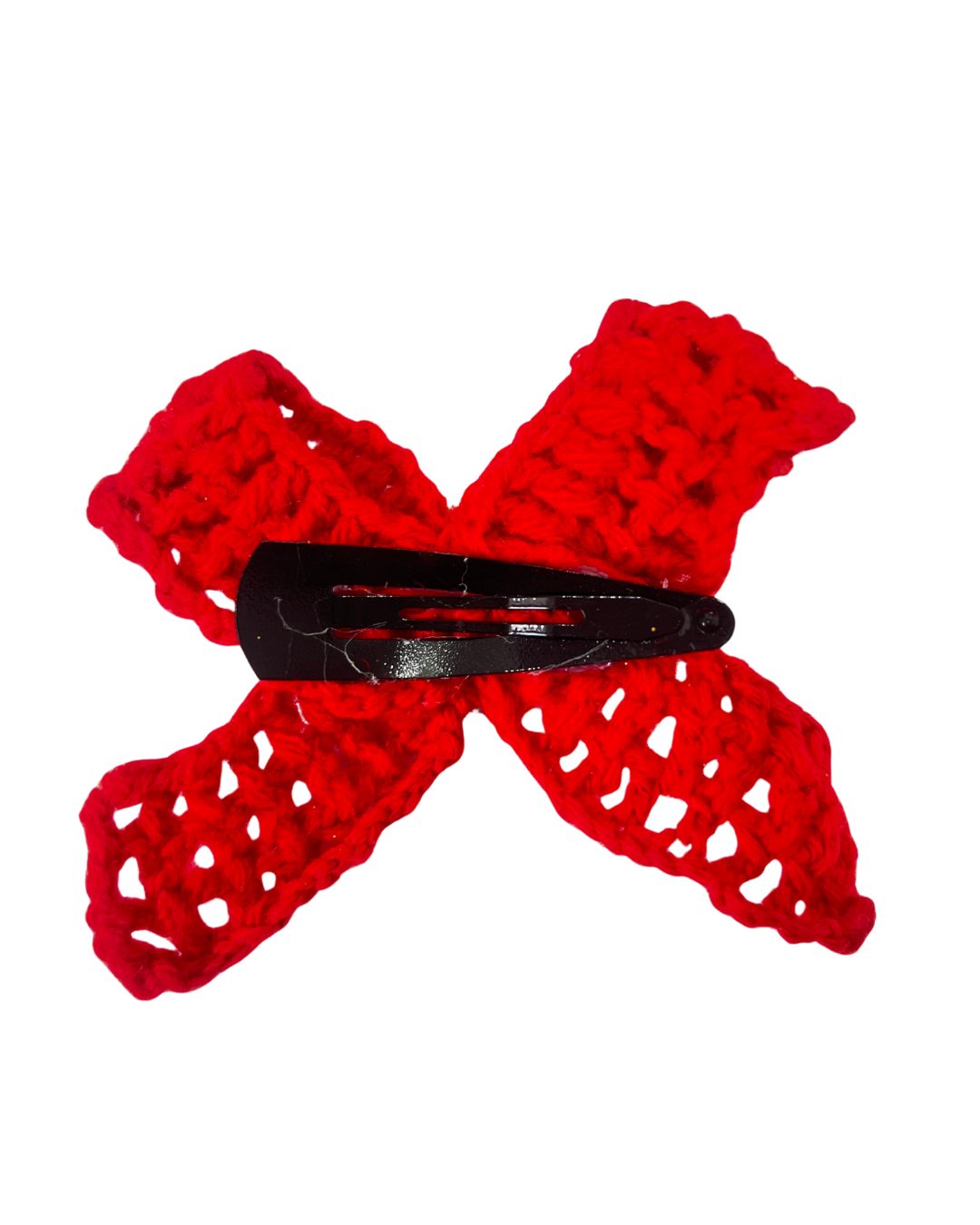 Bow Handmade Crochet Hair Clip