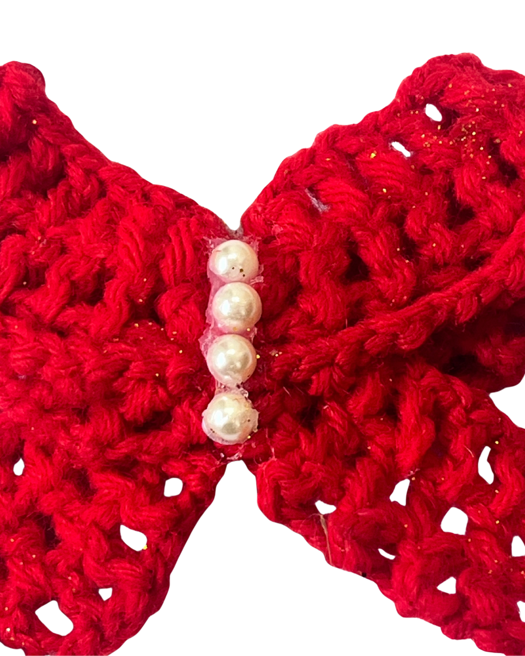 Bow Handmade Crochet Hair Clip