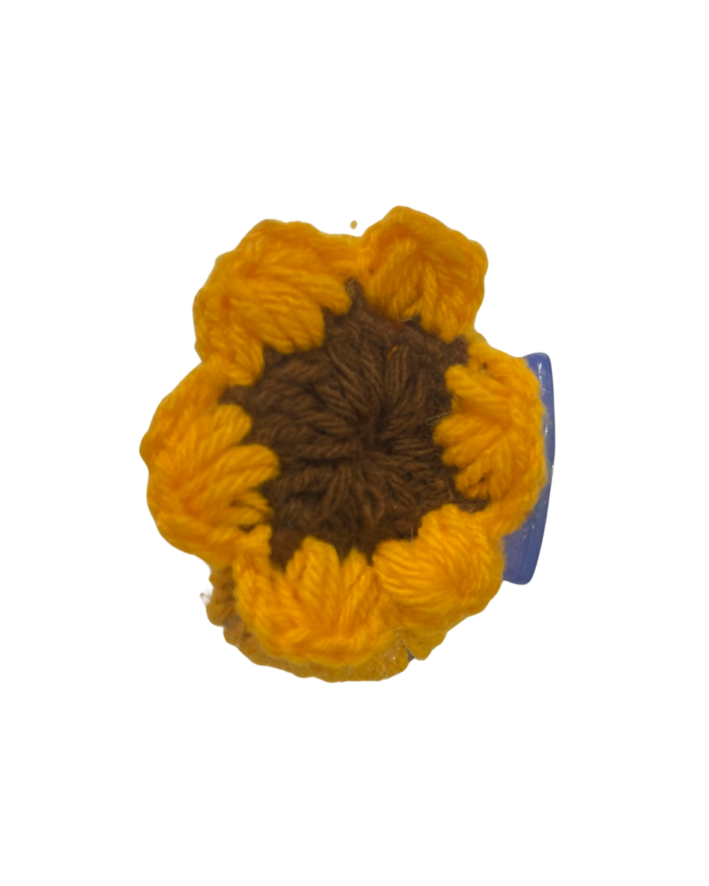 Sunflower Handmade Crochet Hair Clutch