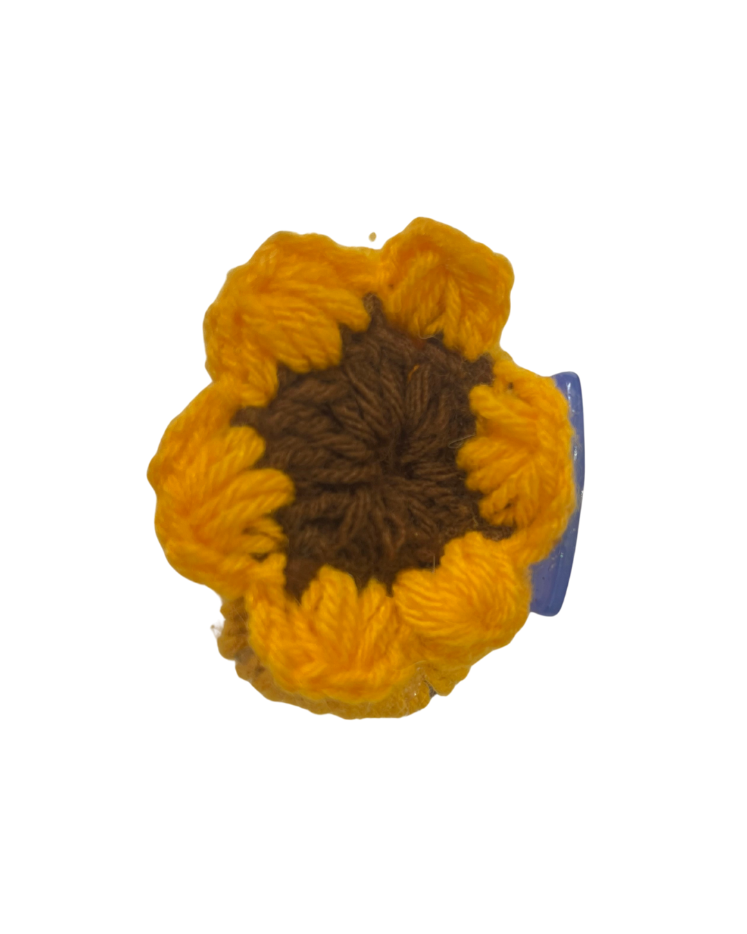 Sunflower Handmade Crochet Hair Clutch