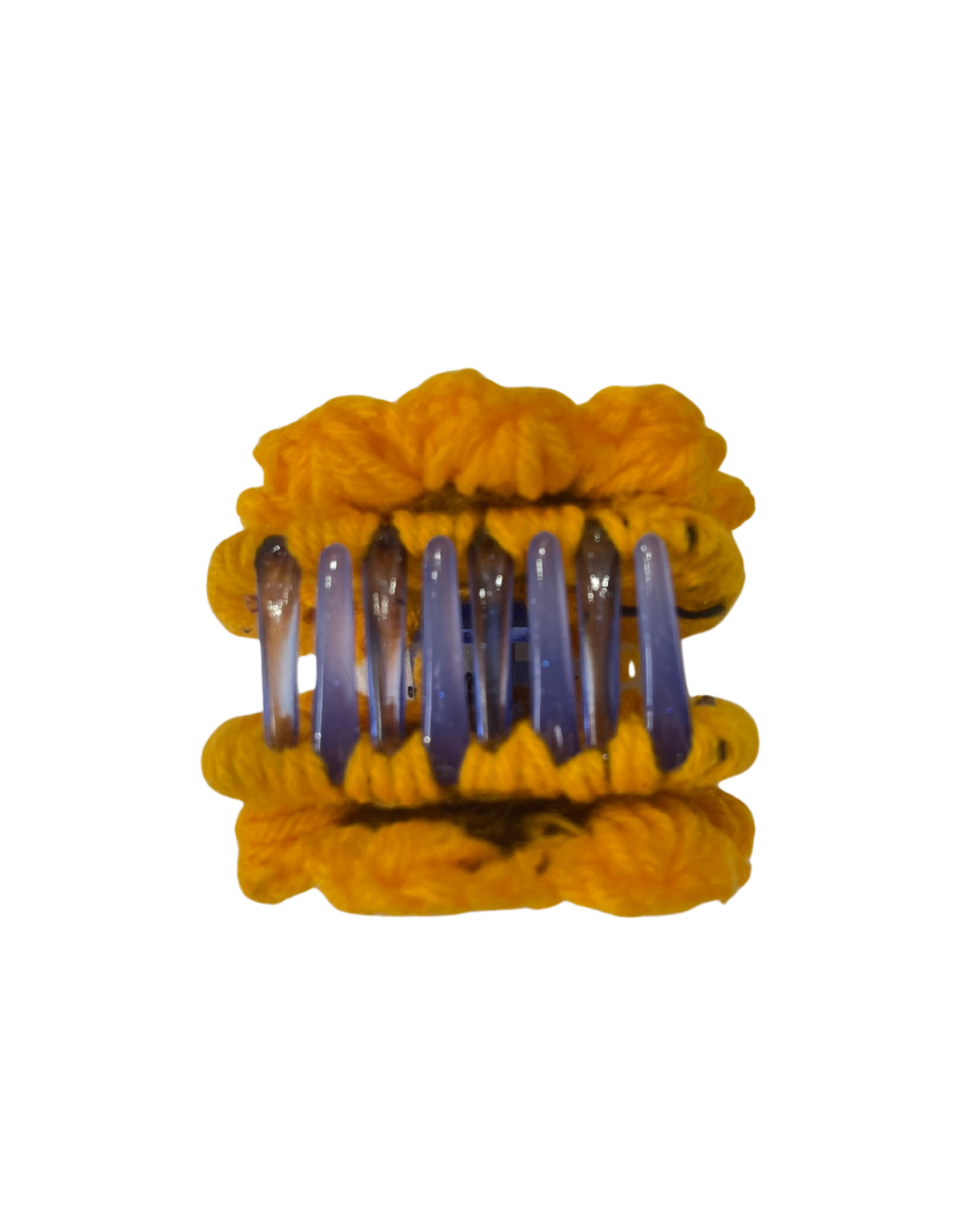 Sunflower Handmade Crochet Hair Clutch