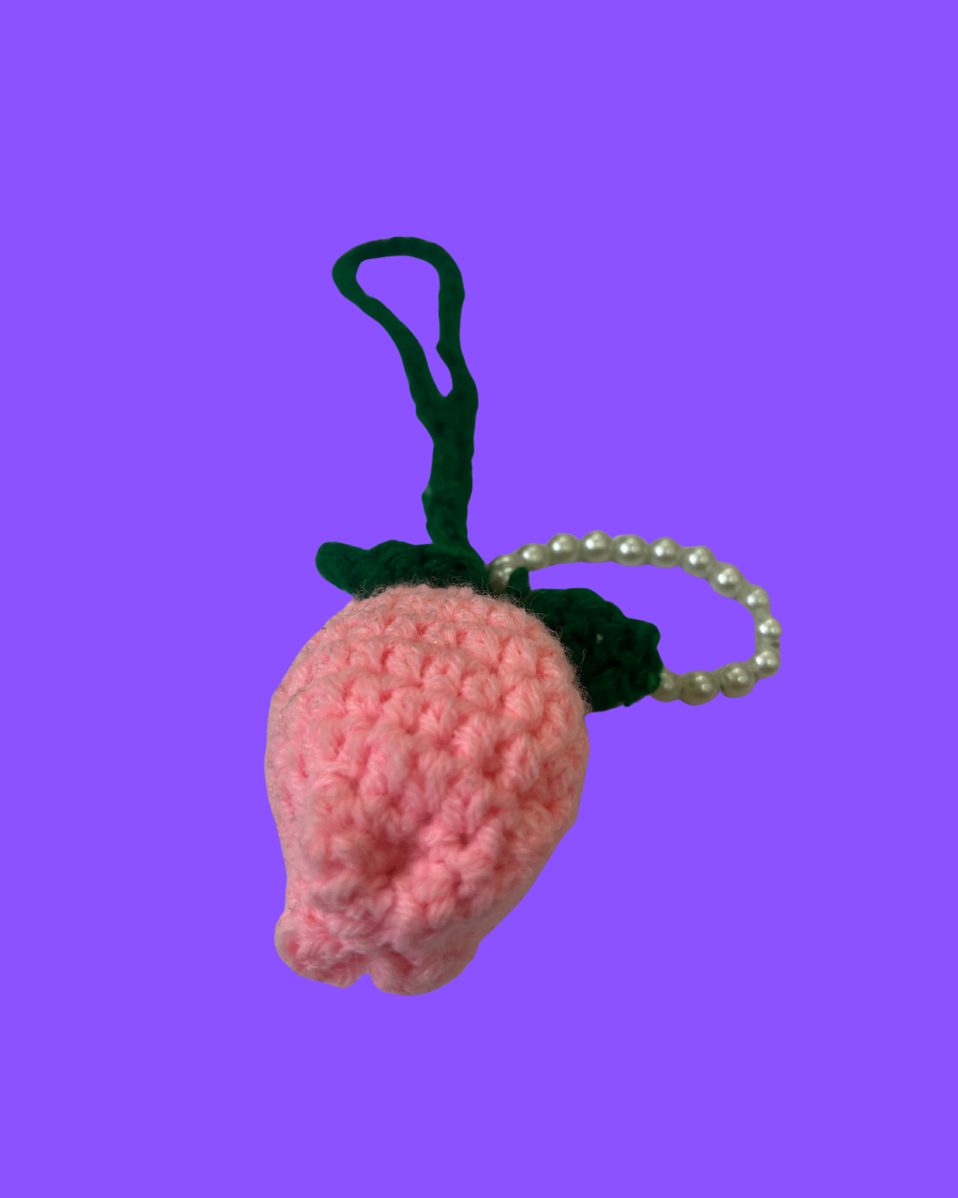 Tulip Handmade Crochet Bag Charm