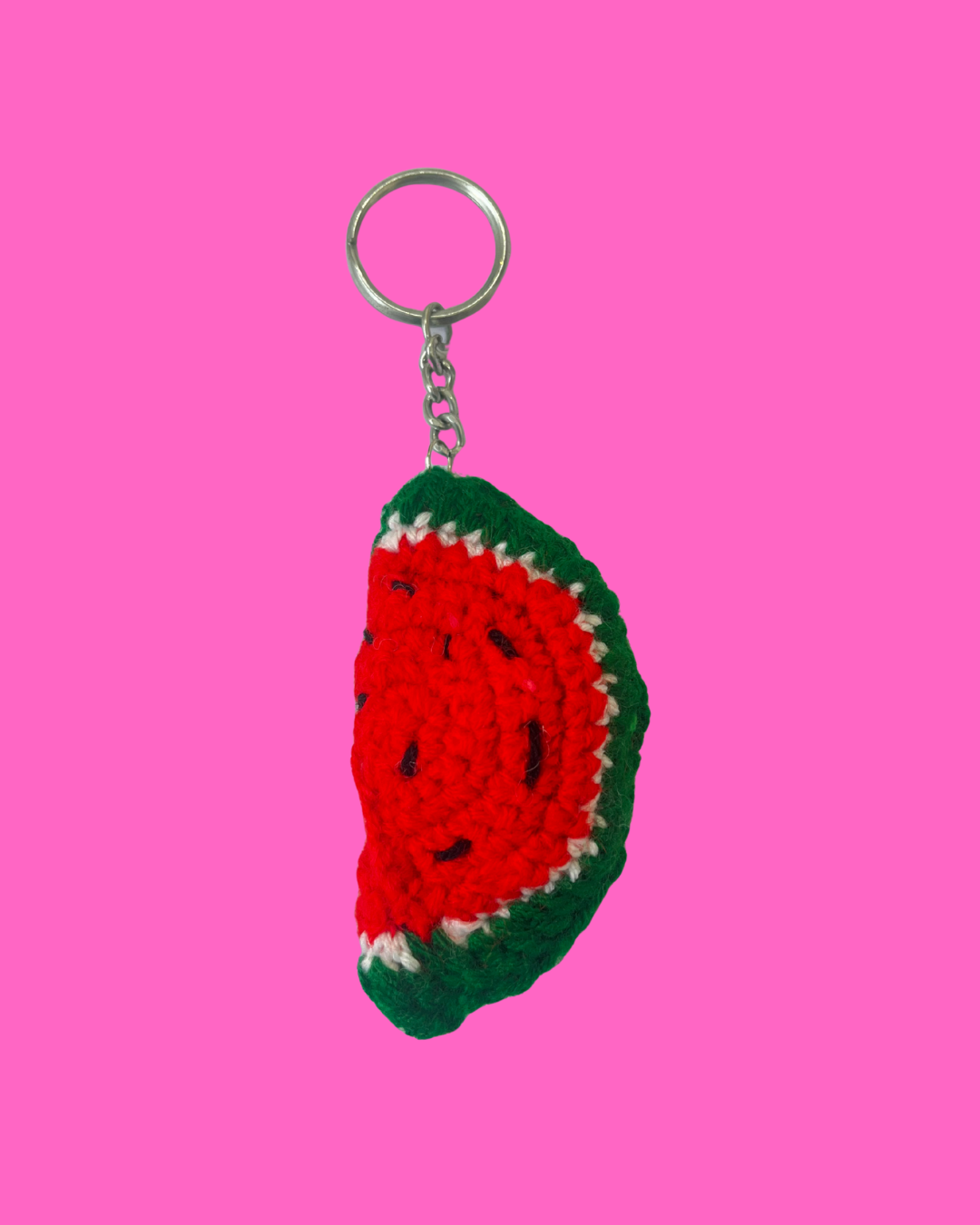 Watermelon Handmade Crochet Keychain