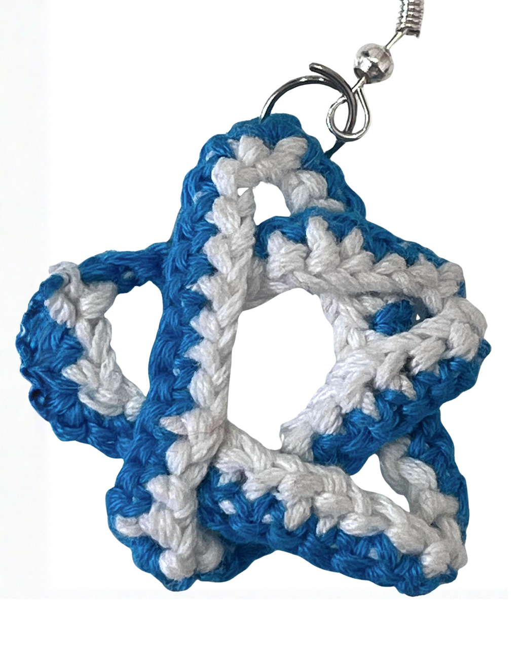 Star Handmade Crochet Earrings