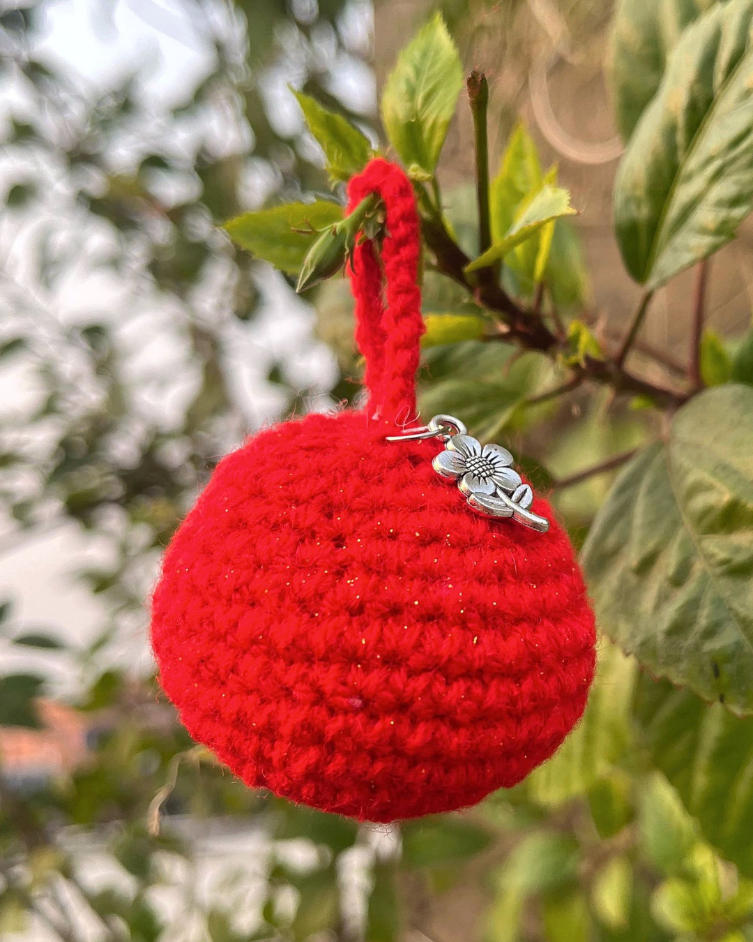 Christmas Ball Handmade Crochet Ornament