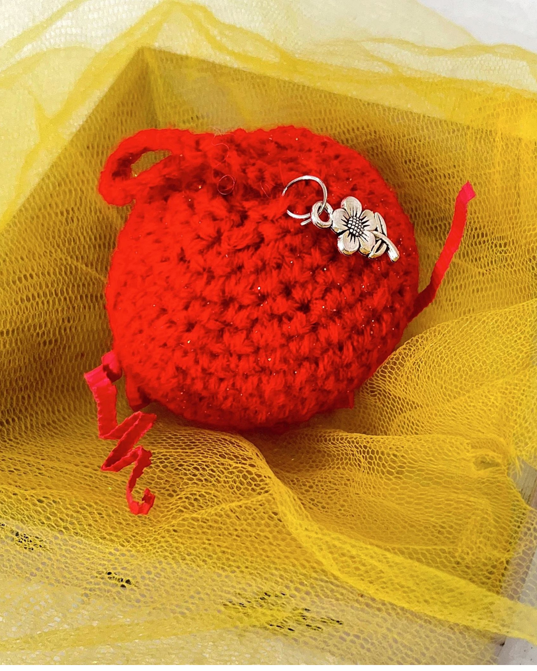 Christmas Ball Handmade Crochet Ornament