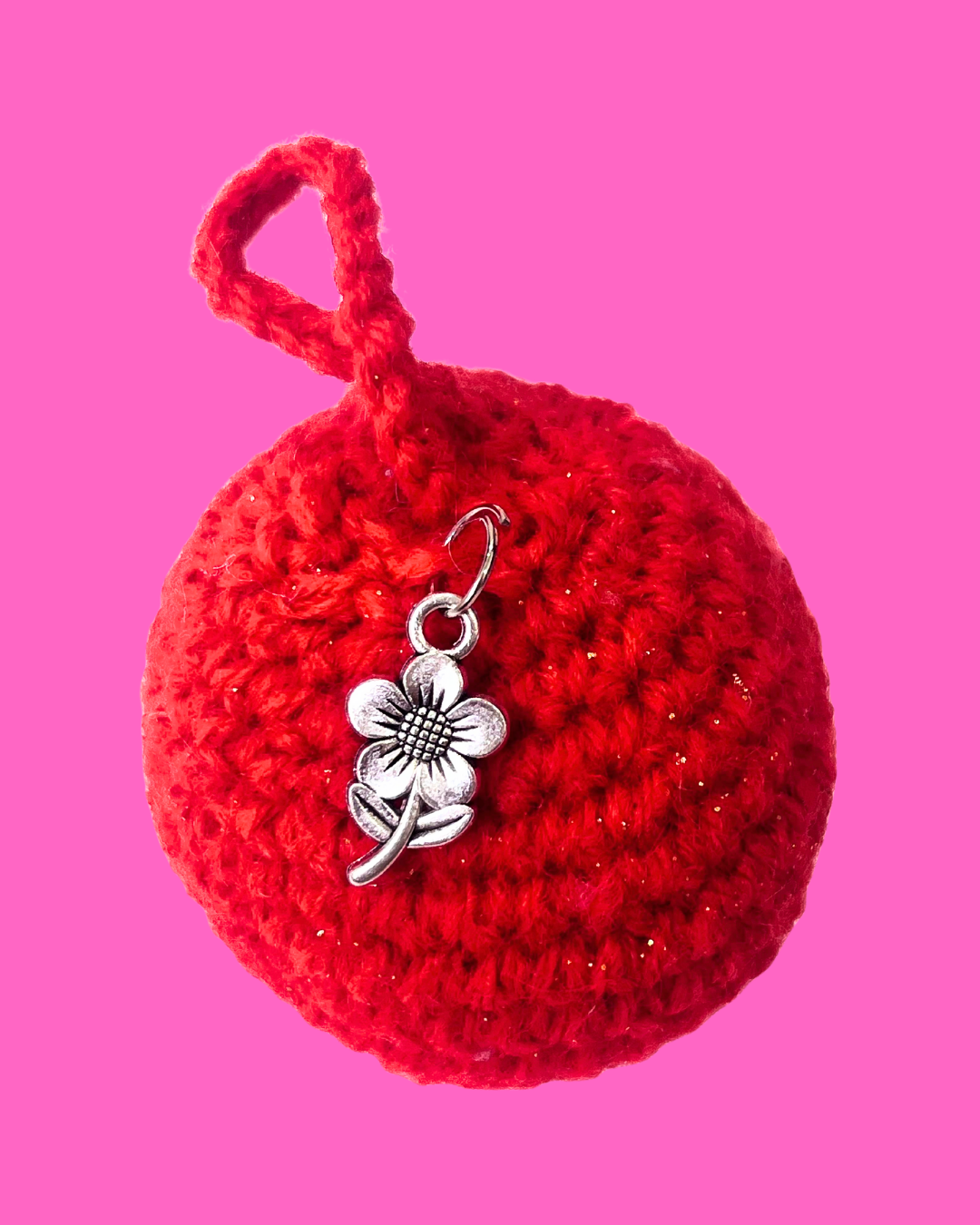 Christmas Ball Handmade Crochet Ornament