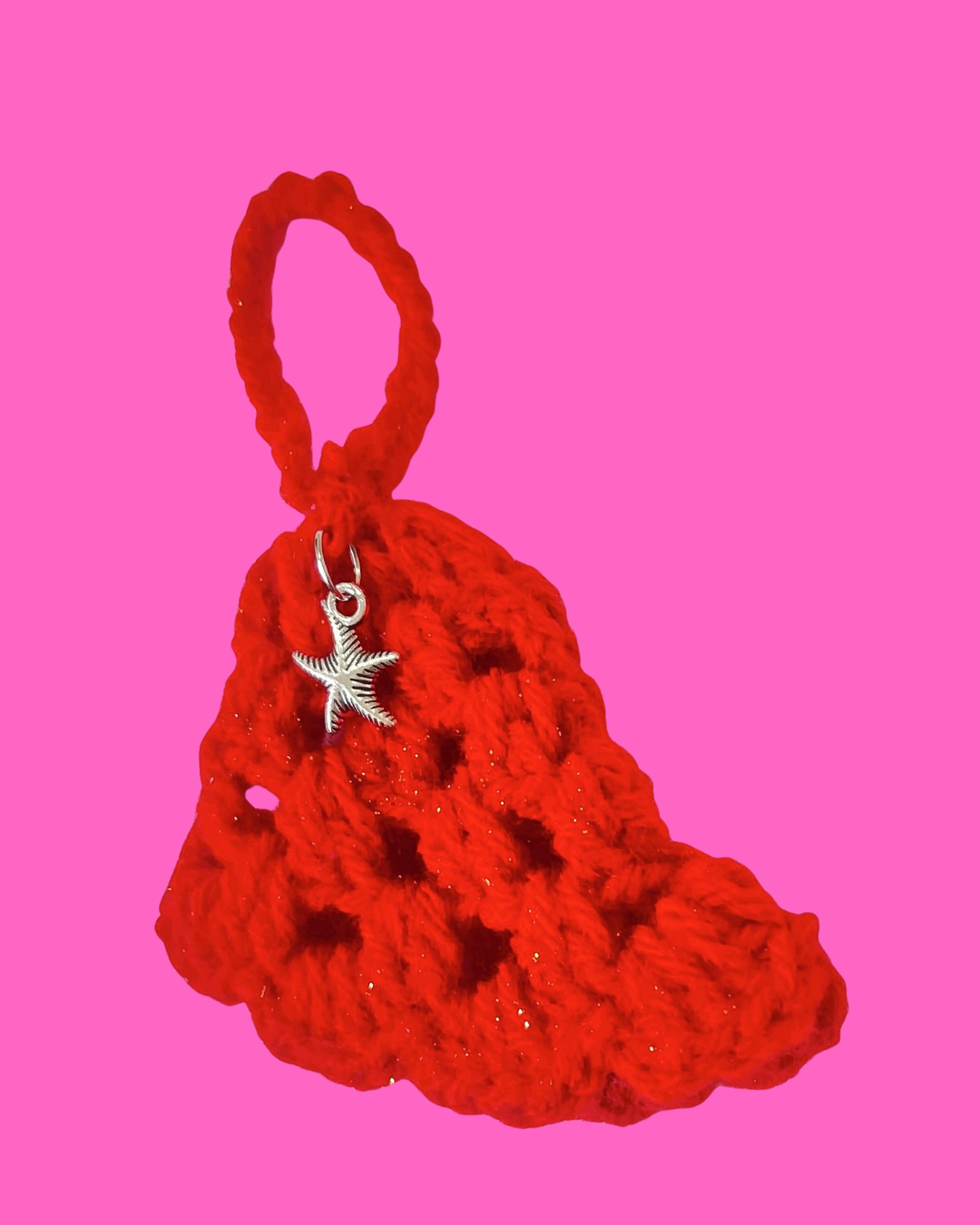 Christmas Bell Handmade Crochet Ornament